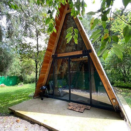 Cabanas Alpina, Romantica Y Acogedora A 10 Minutos Del Centro Tepoztlan Exterior photo